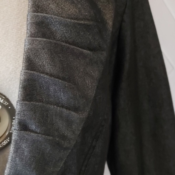 Handcrafted One Of Kind Elephant Themed Denim Jacket Size L - Picture 7 of 10